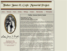 Tablet Screenshot of fathercoyle.org